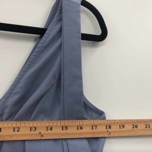 Pretty Little Thing Blue Button Front Mini Dress Size 10 - Picture 11 of 11